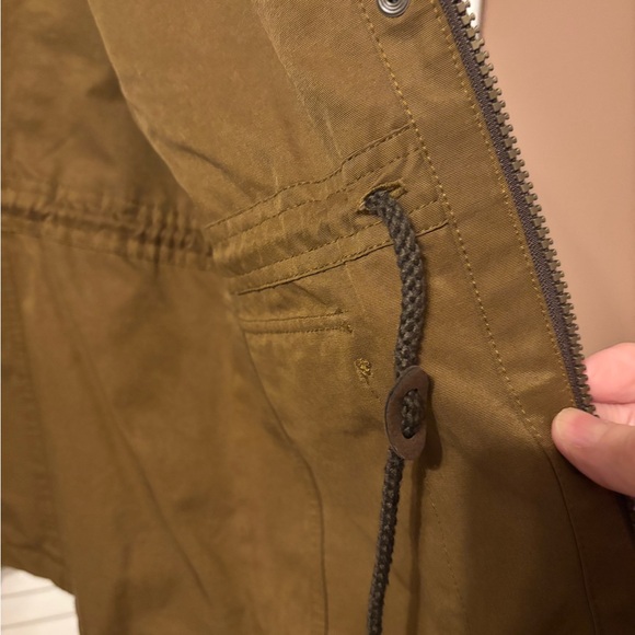 Brown Barn Jacket with Cordoroy Collar - Picture 5 of 6